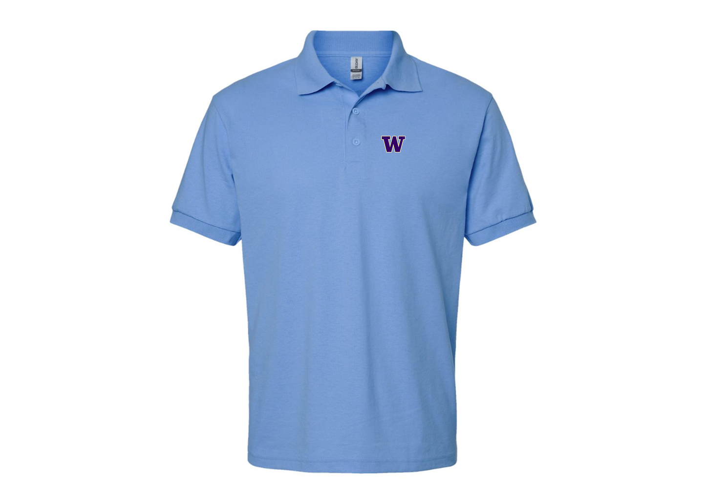 Men's Washington Huskies Gildan Dry Blend Jersey Polo