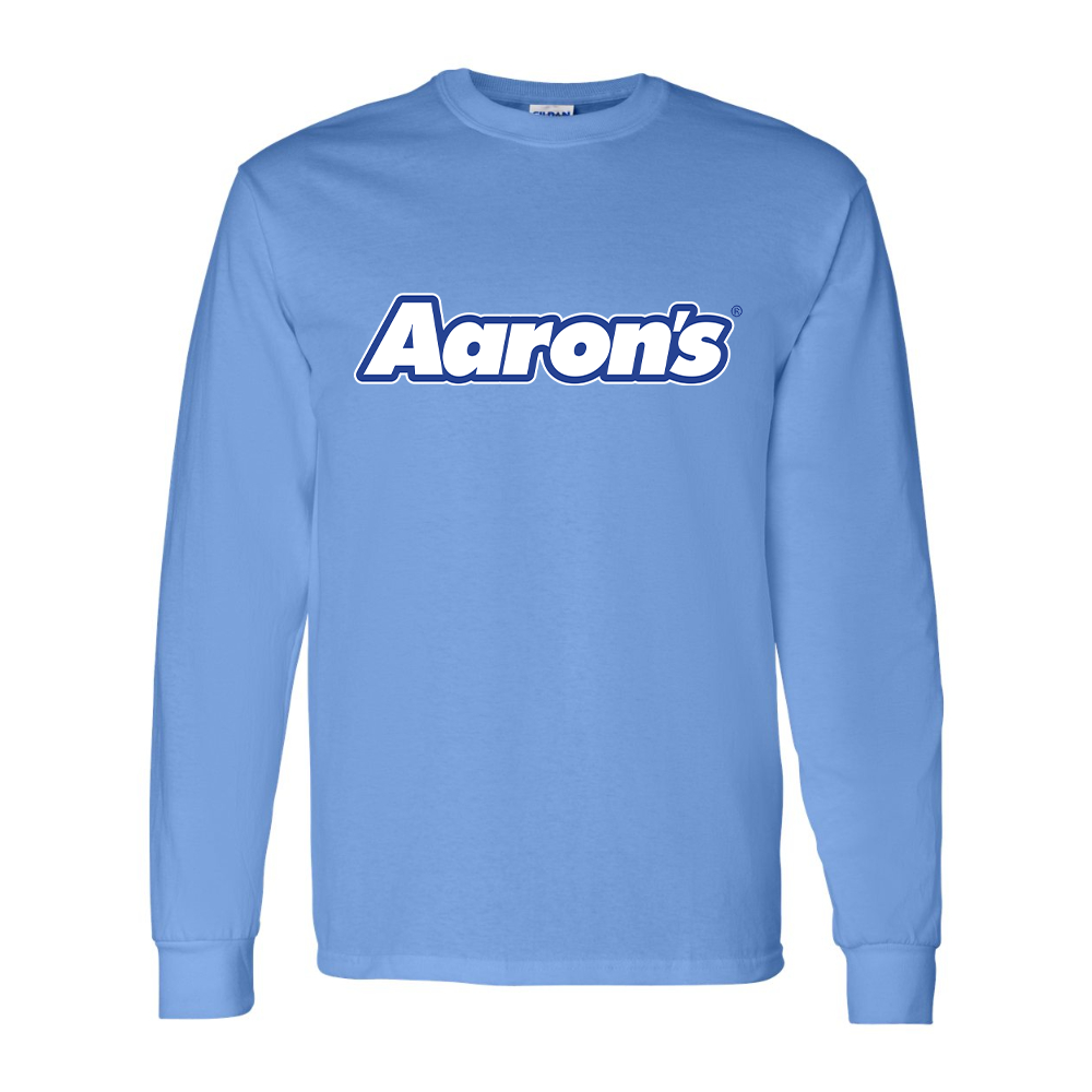 Men's Aaron_s Logo Gildan Heavy Cotton Long Sleeve T-Shirt