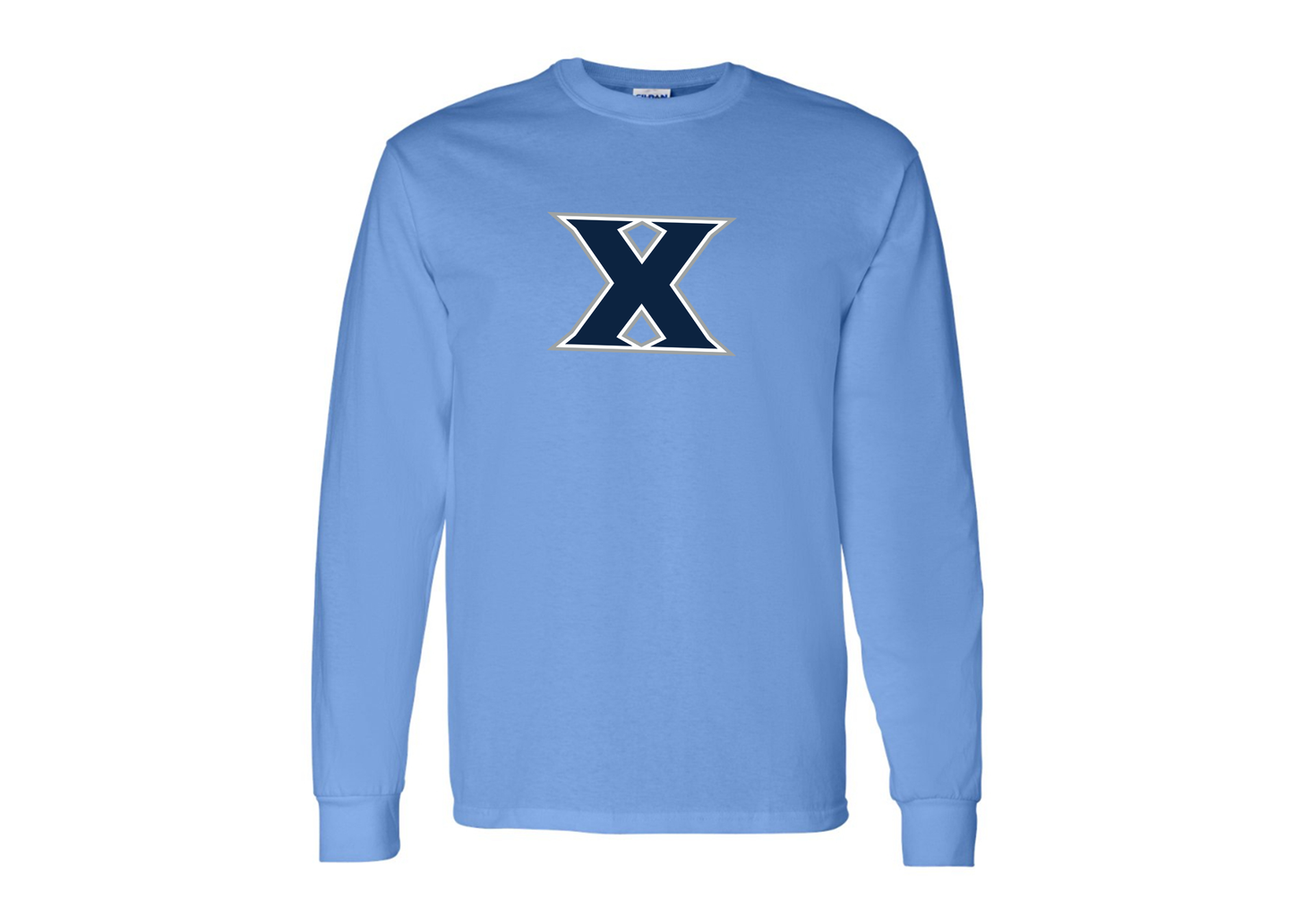 Men's Xavier Musketeers Gildan Heavy Cotton Long Sleeve T-Shirt