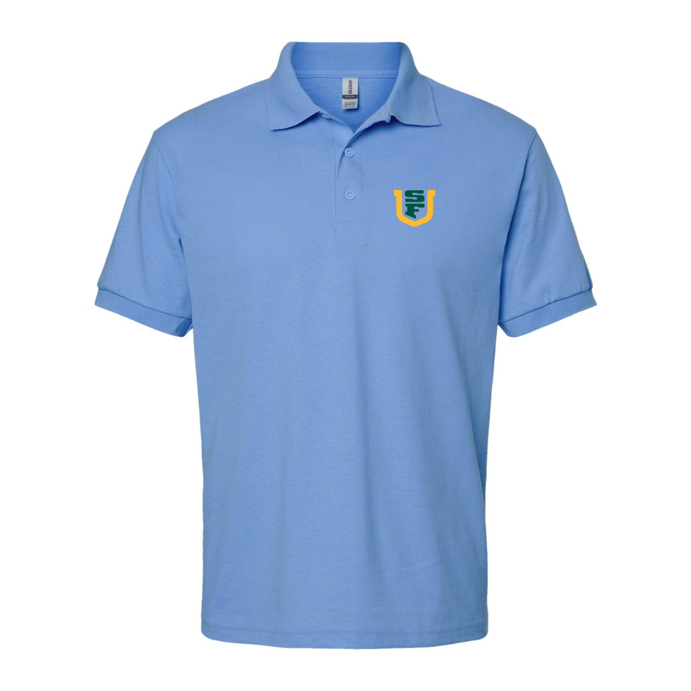 Men's San Francisco Dons Logo Gildan Dry Blend Jersey Polo
