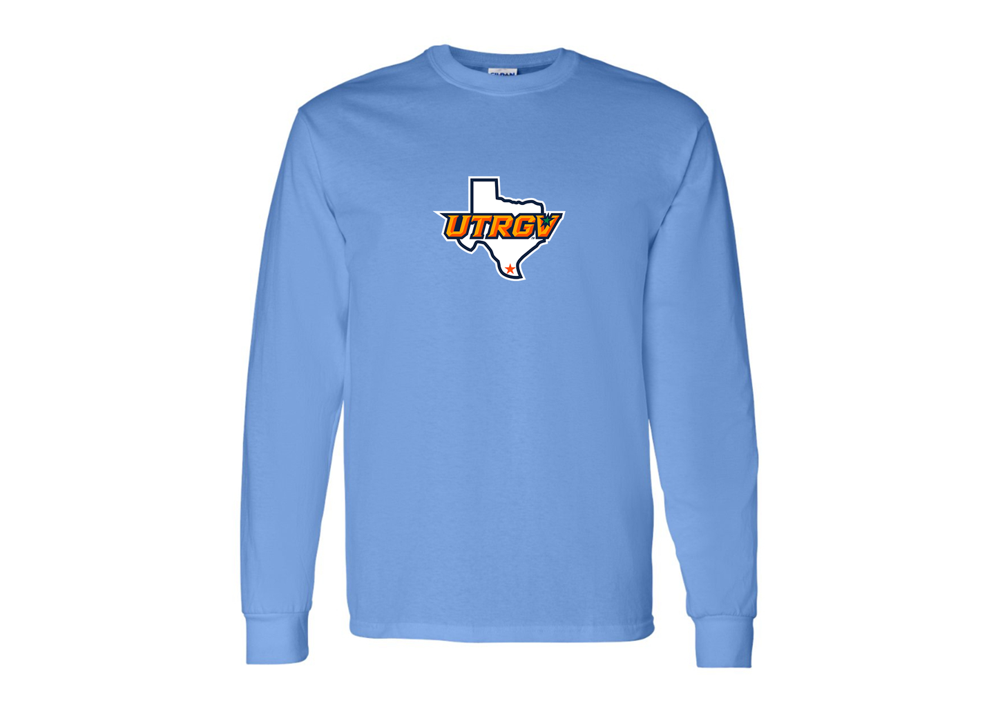 Men's UTRGV Vaqueros Gildan Heavy Cotton Long Sleeve T-Shirt