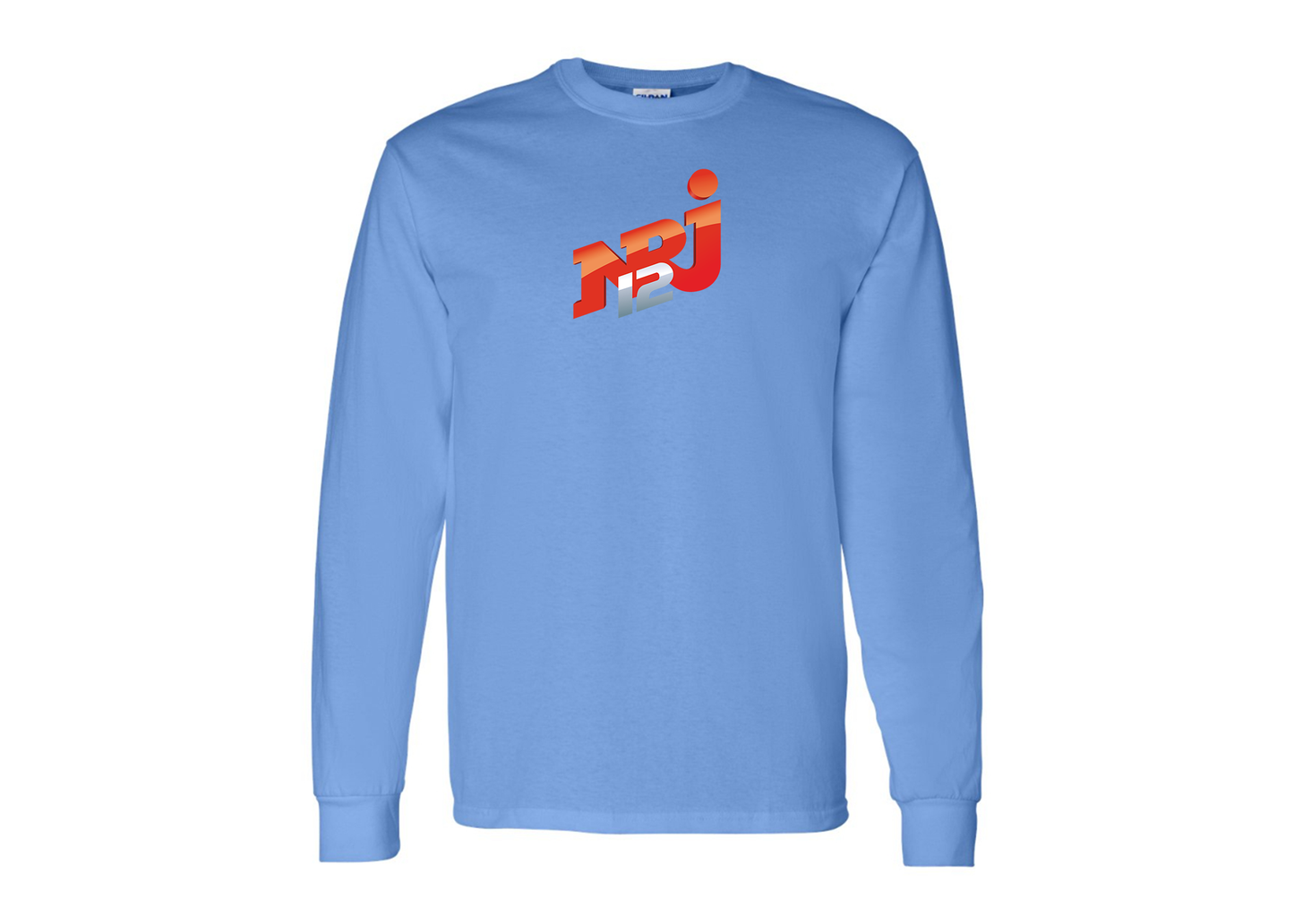 Men's NRJ 12 Logo Gildan Heavy Cotton Long Sleeve T-Shirt