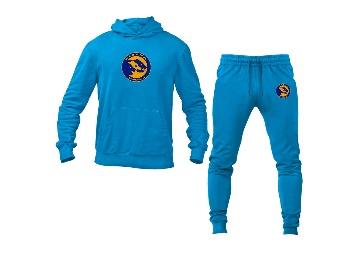 Men's Cizeta Logo Hoodie Joggers Set