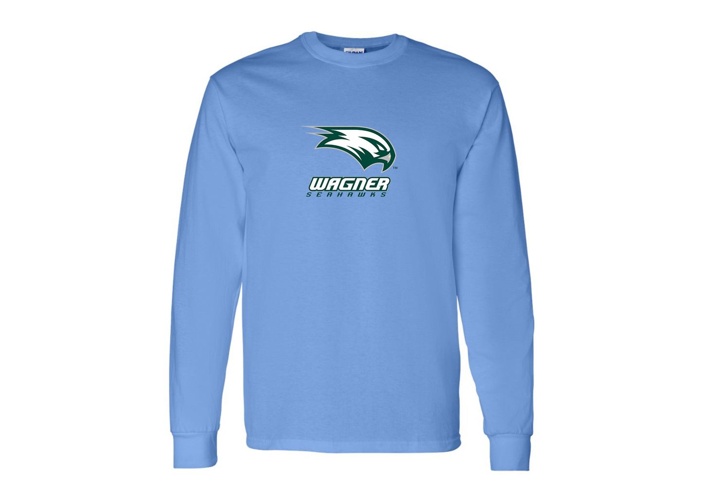 Men's Wagner Seahawks Gildan Heavy Cotton Long Sleeve T-Shirt