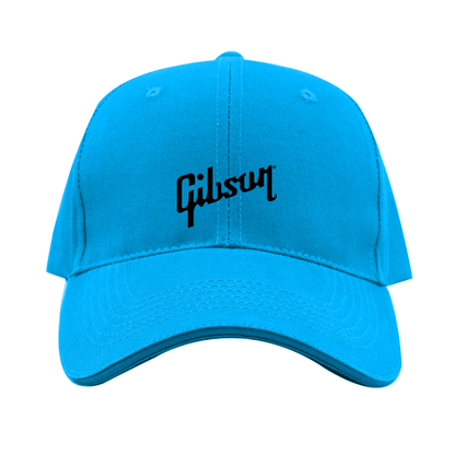 Gibson Logo Dad Baseball Cap Hat