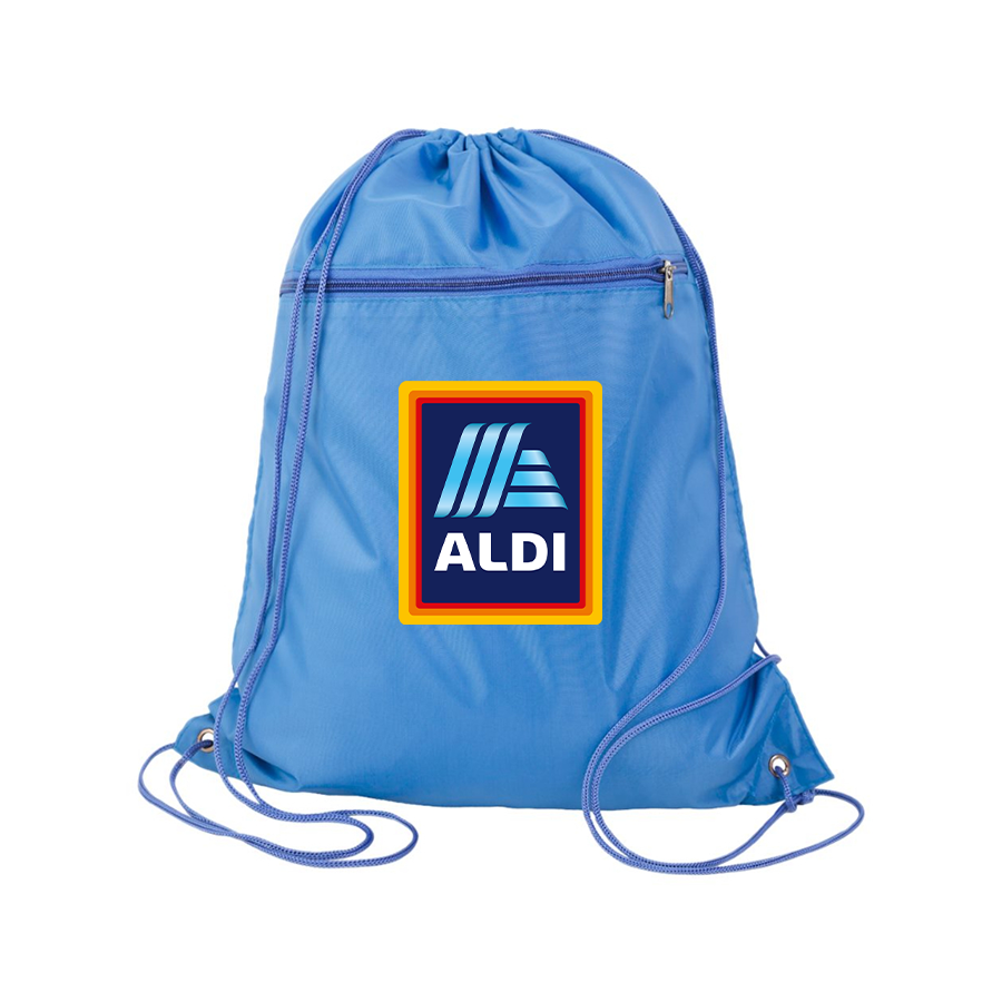 Aldi Logo Q-Tees - Polyester Cinchpack