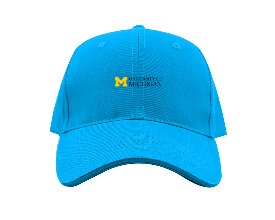 University of Michigan Logo Dad Baseball Cap Hat