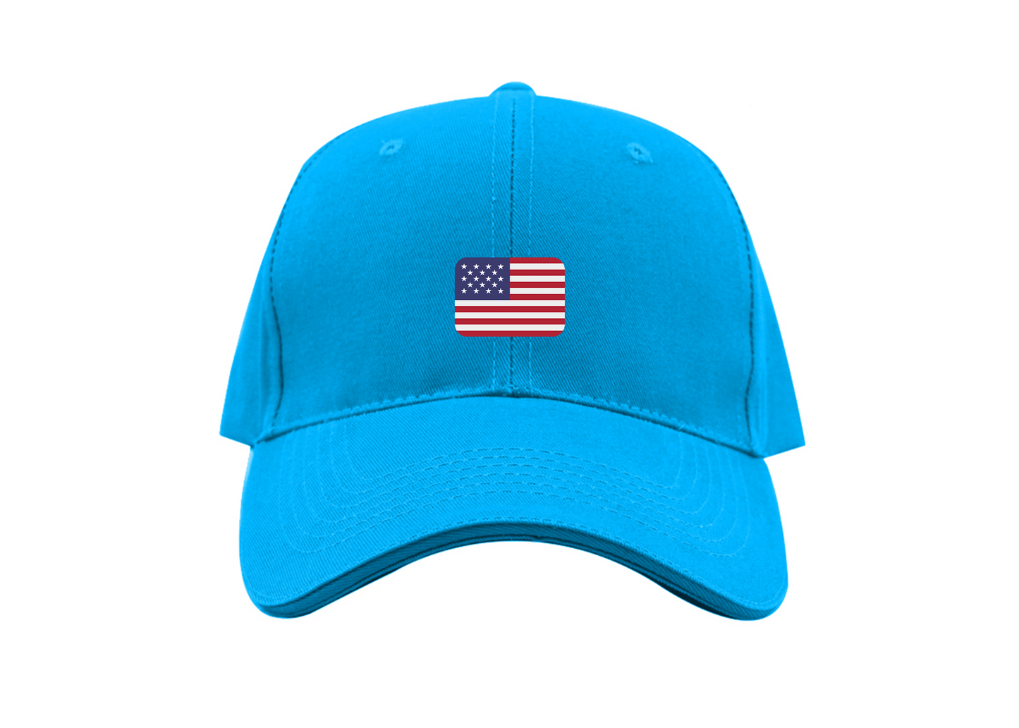 American-Flag-Emoji Dad Baseball Cap Hat