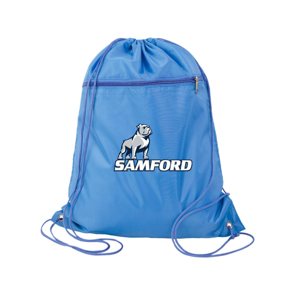 Samford Bulldogs Logo Q-Tees - Polyester Cinchpack