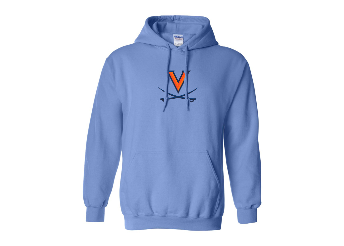 Men's Virginia Cavaliers Gildan  Heavy Blend Hooded Sweatshirt