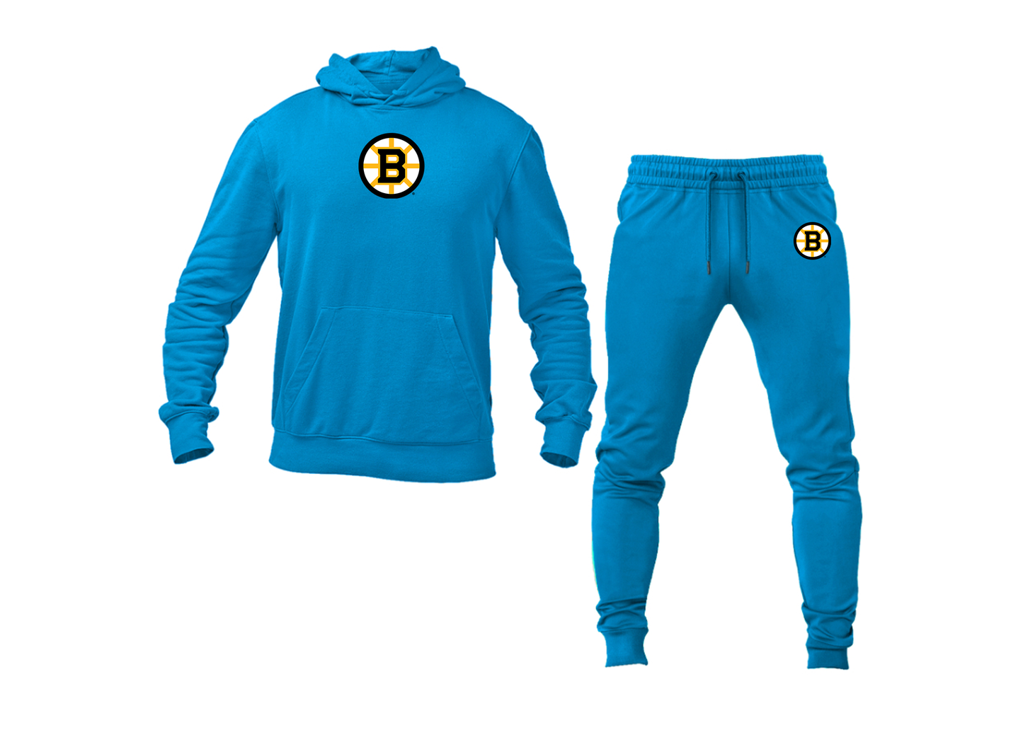 Men's Boston Bruins Logo Hoodie Joggers Set