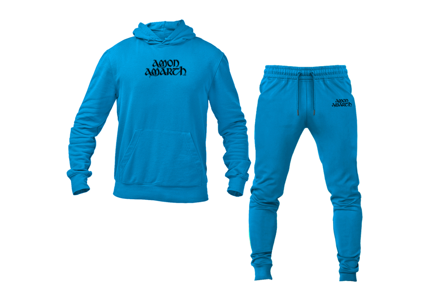 Men's Amon Amarth Logo Hoodie Joggers Set