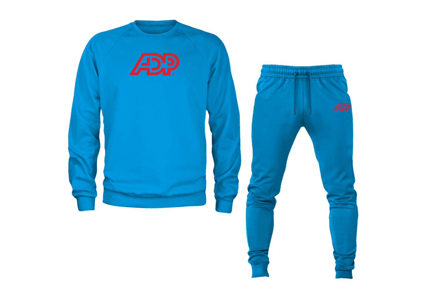 Men's ADP Logo Crewneck Sweatshirt Joggers Suit