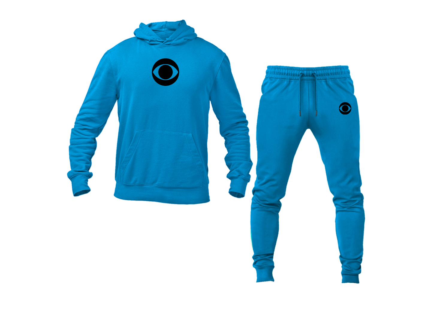 Men's CBS Logo Hoodie Joggers Set