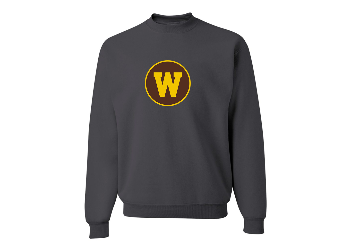 Men's Western Michigan Broncos JERZEES NuBlend Crewneck Sweatshirt