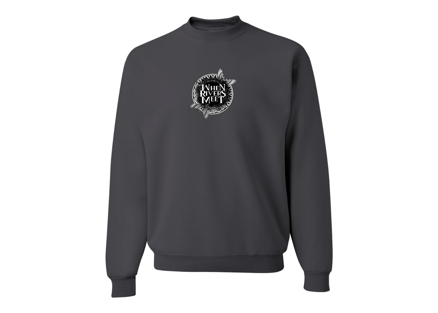 Men's When Rivers Meet JERZEES NuBlend Crewneck Sweatshirt