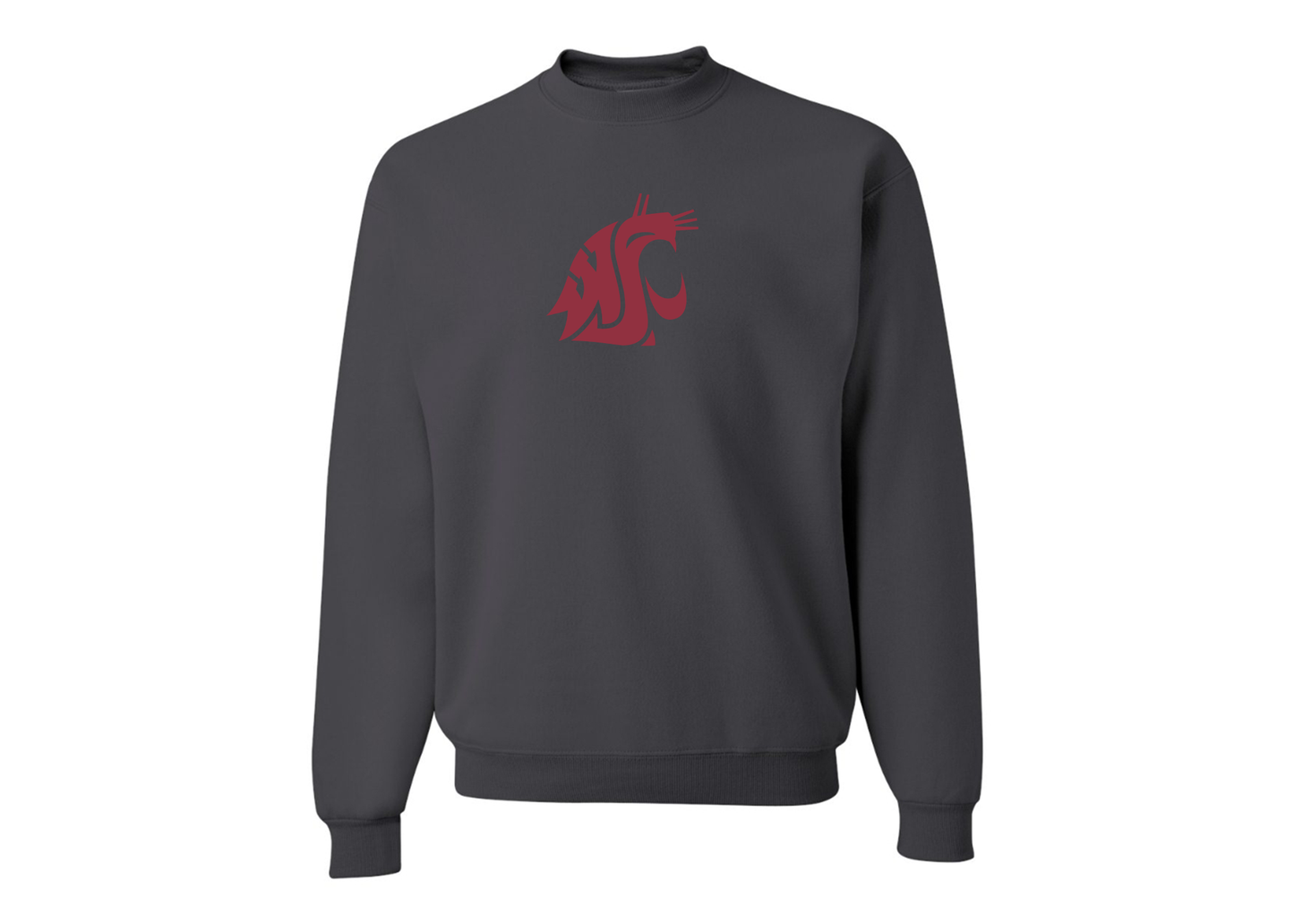 Men's Washington State Cougars JERZEES NuBlend Crewneck Sweatshirt