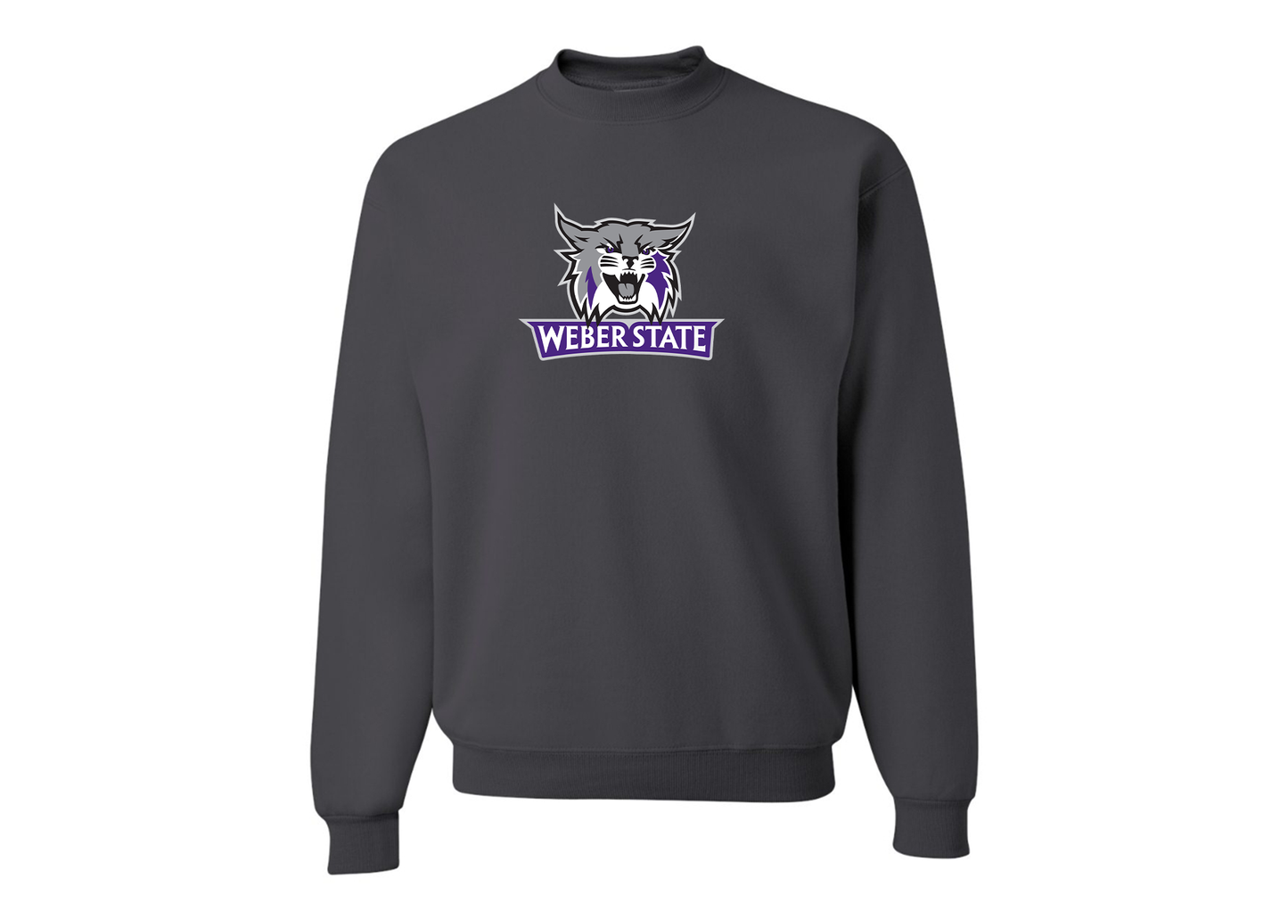 Men's Weber State Wildcats JERZEES NuBlend Crewneck Sweatshirt