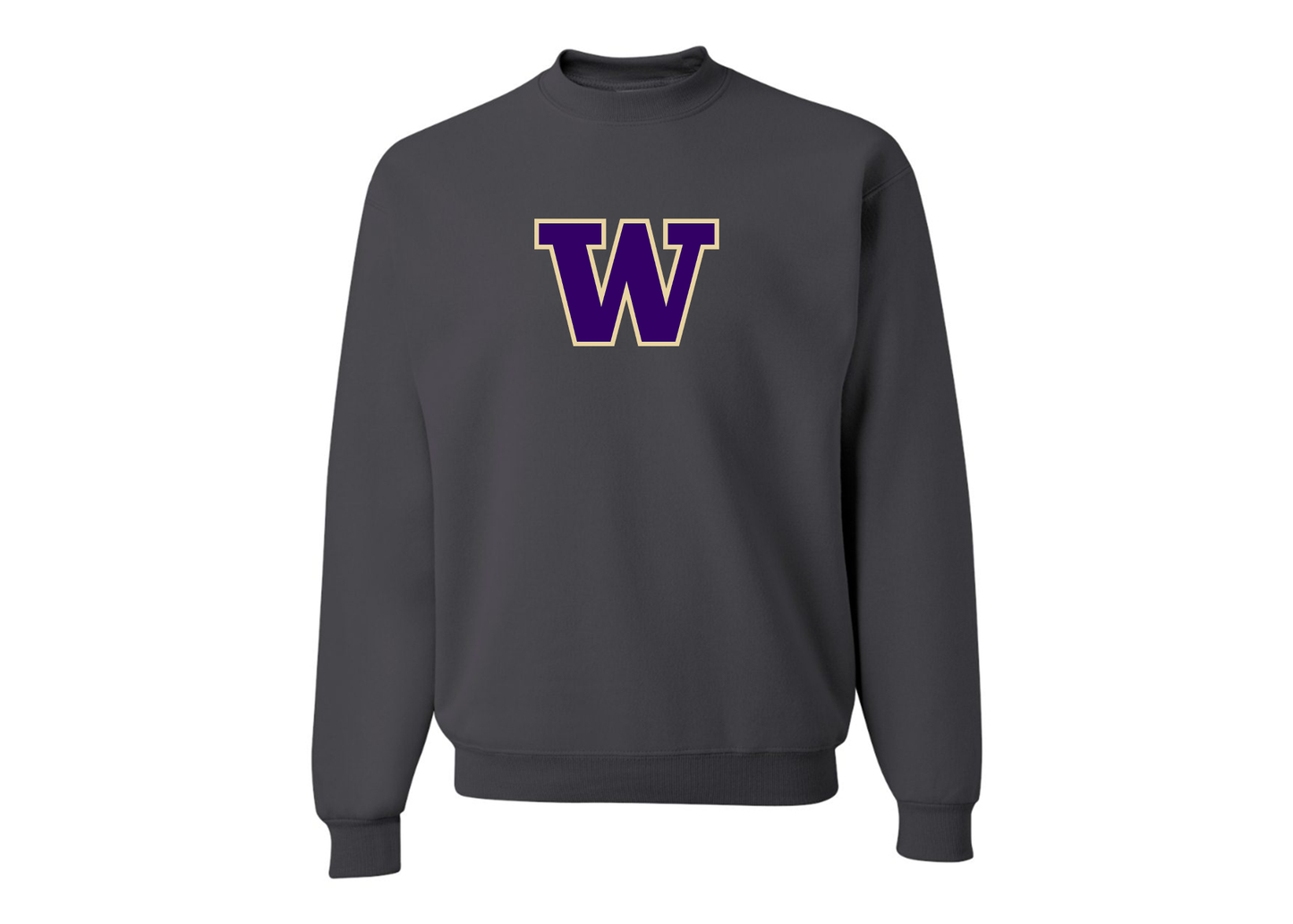 Men's Washington Huskies JERZEES NuBlend Crewneck Sweatshirt