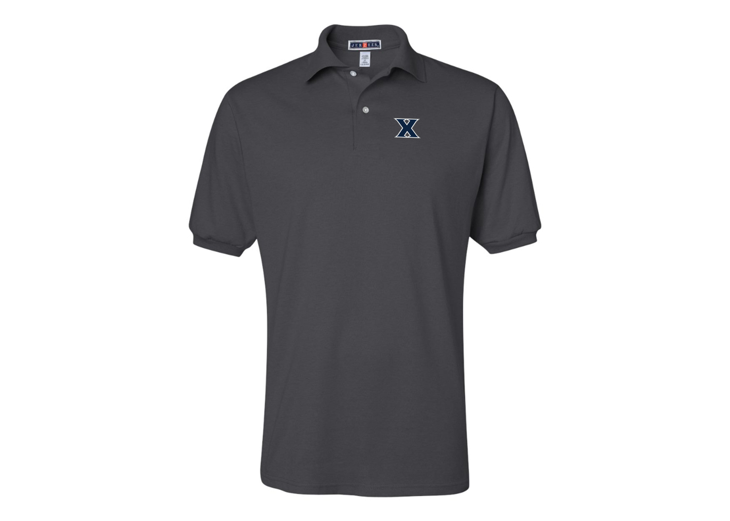 Men's Xavier Musketeers JERZEES  SpotShield polo