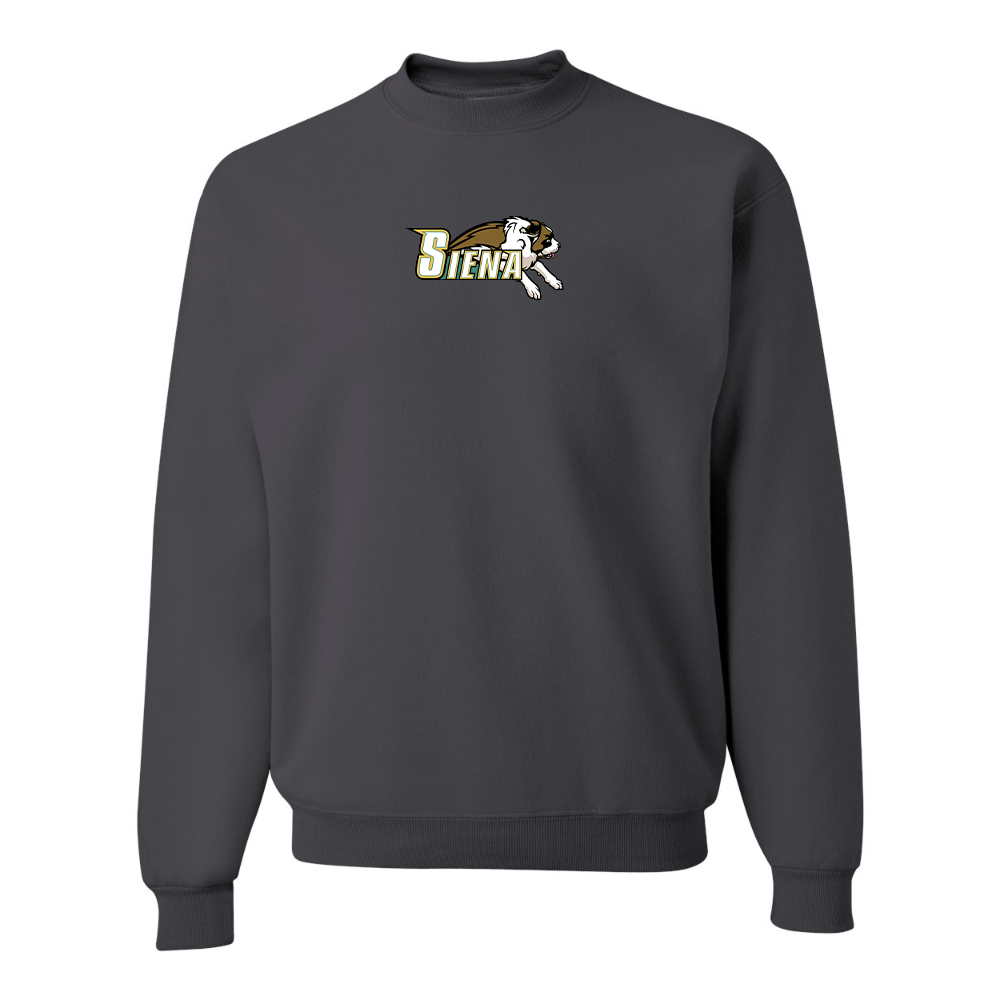 Men's Siena Saints Logo  JERZEES NuBlend Crewneck Sweatshirt