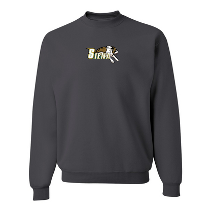 Men's Siena Saints Logo  JERZEES NuBlend Crewneck Sweatshirt