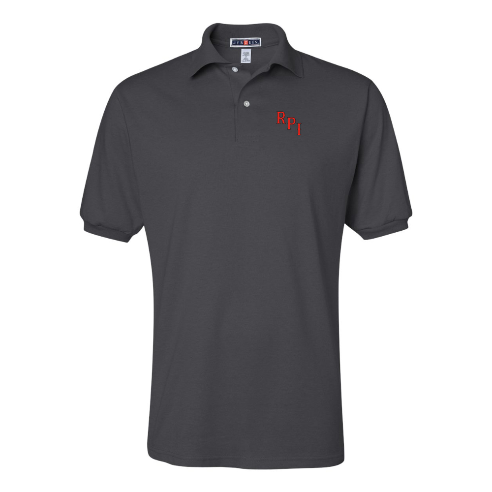 Men's RPI Engineers Logo JERZEES  SpotShield polo