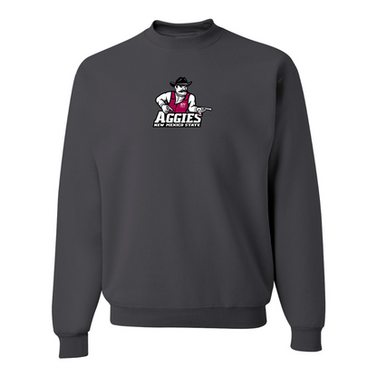 Men's Aggies New Mexico State Logo  JERZEES NuBlend Crewneck Sweatshirt