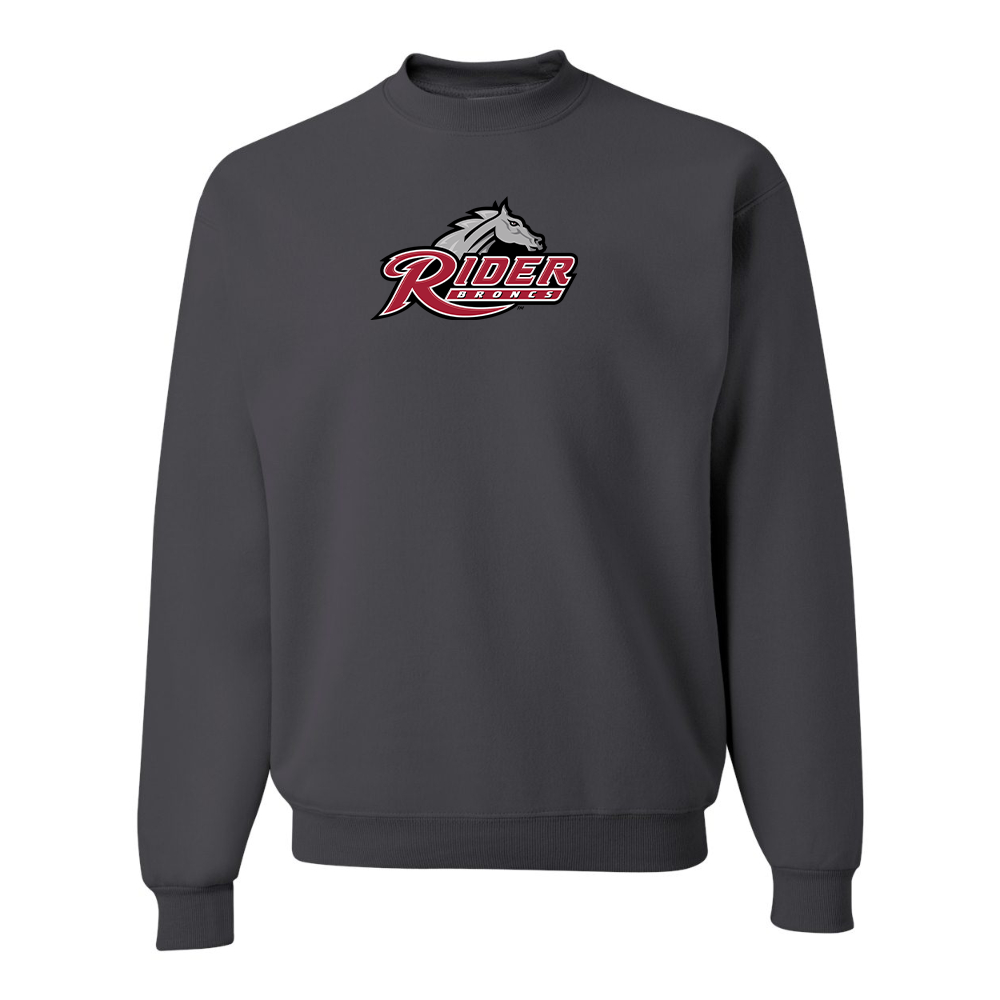 Men's Rider Broncs Logo  JERZEES NuBlend Crewneck Sweatshirt