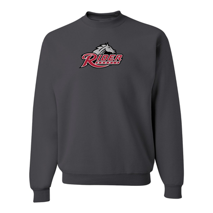 Men's Rider Broncs Logo  JERZEES NuBlend Crewneck Sweatshirt