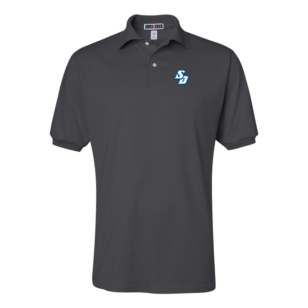 Men's  San Diego Toreros Logo JERZEES  SpotShield polo