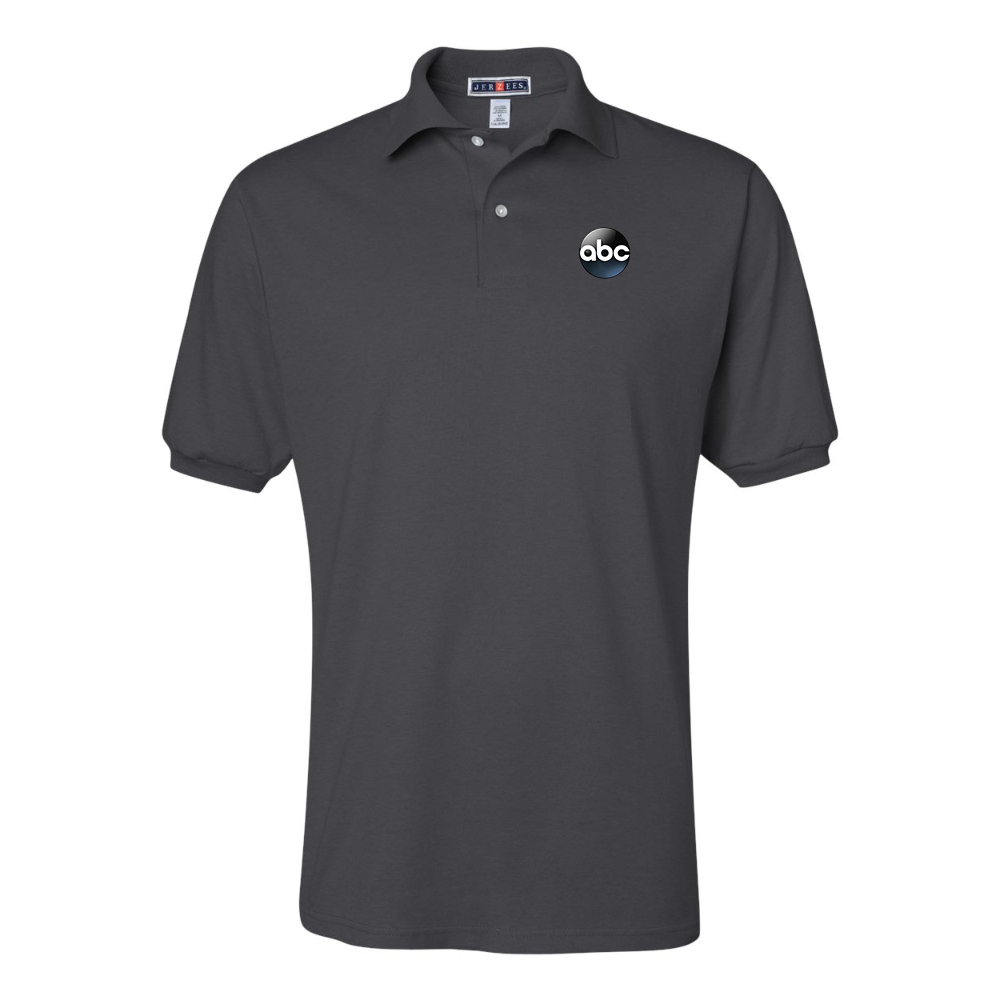 Men's Abc Logo JERZEES  SpotShield polo