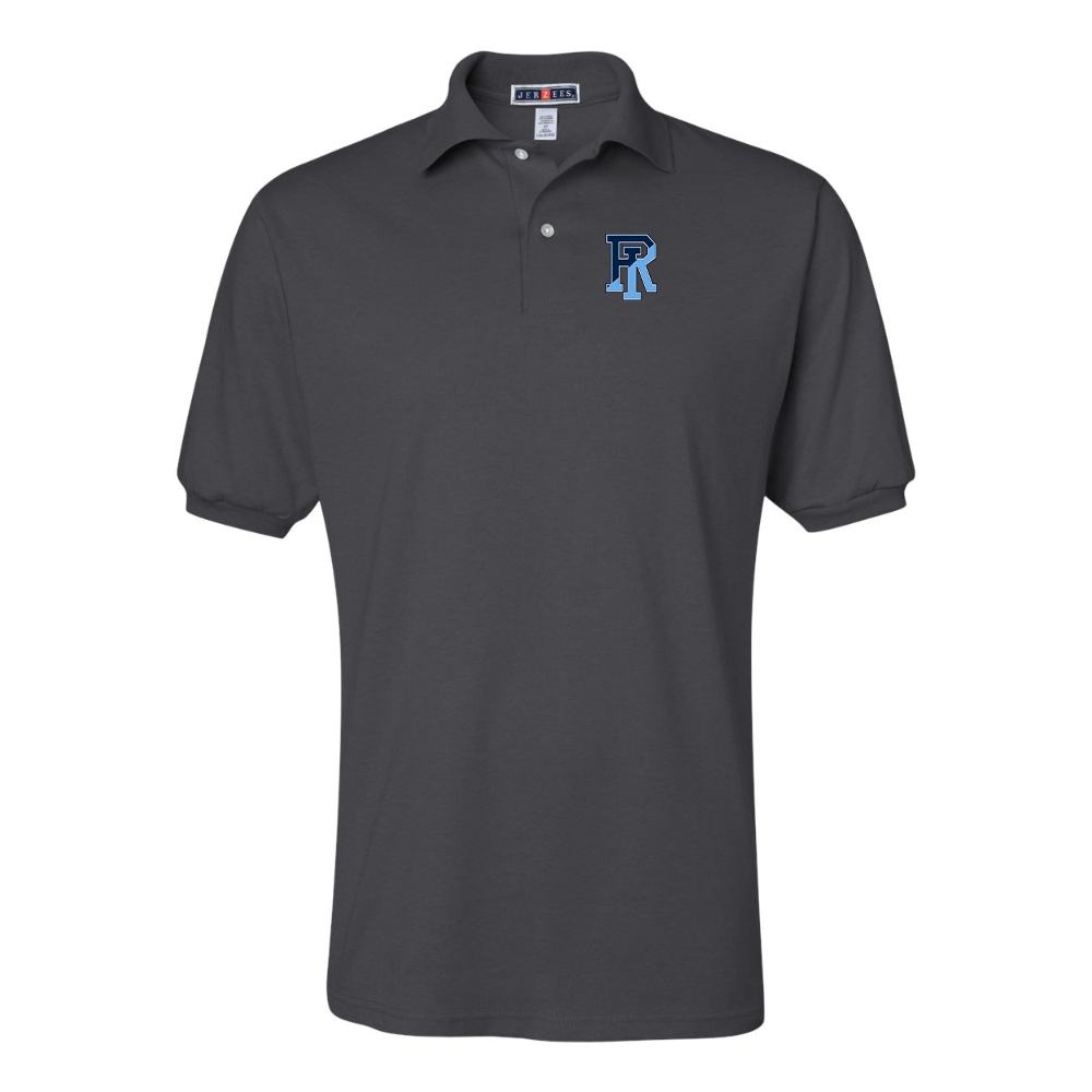 Men's Rhode Island Rams Logo JERZEES  SpotShield polo