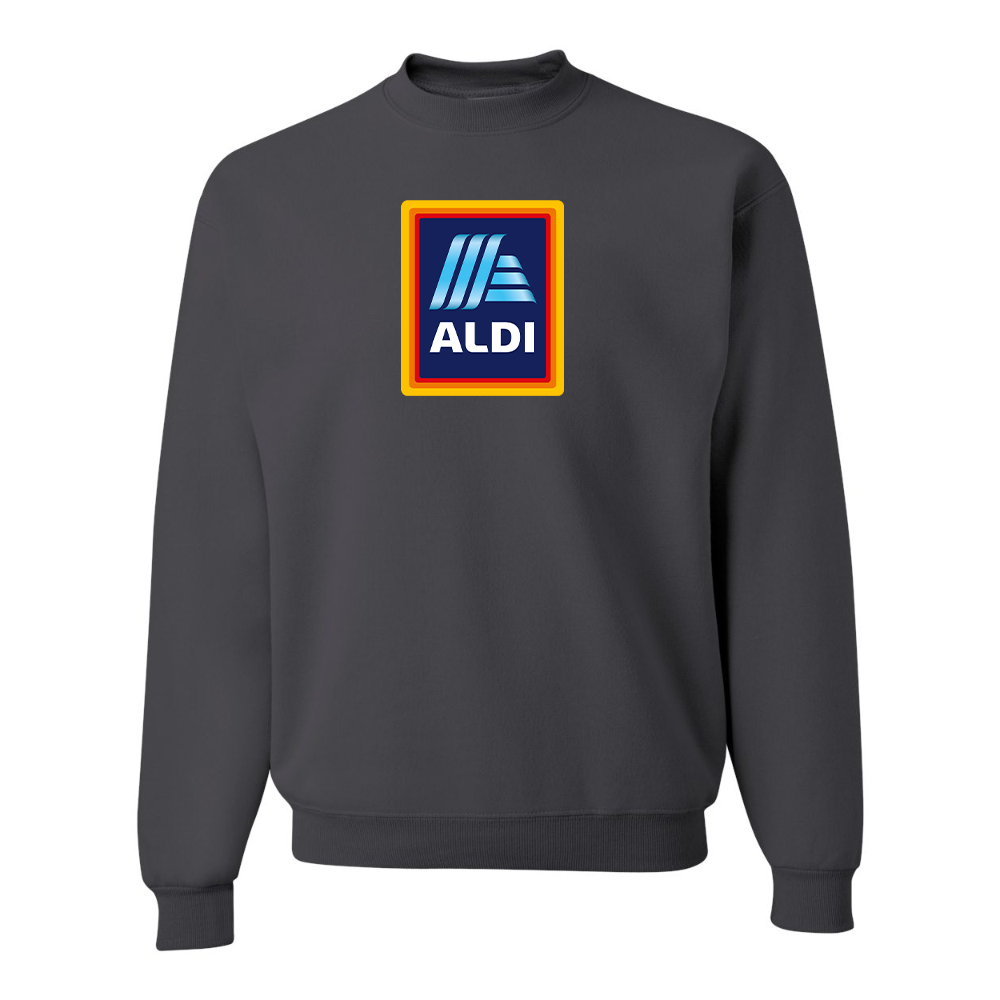 Men's Aldi Logo JERZEES NuBlend Crewneck Sweatshirt