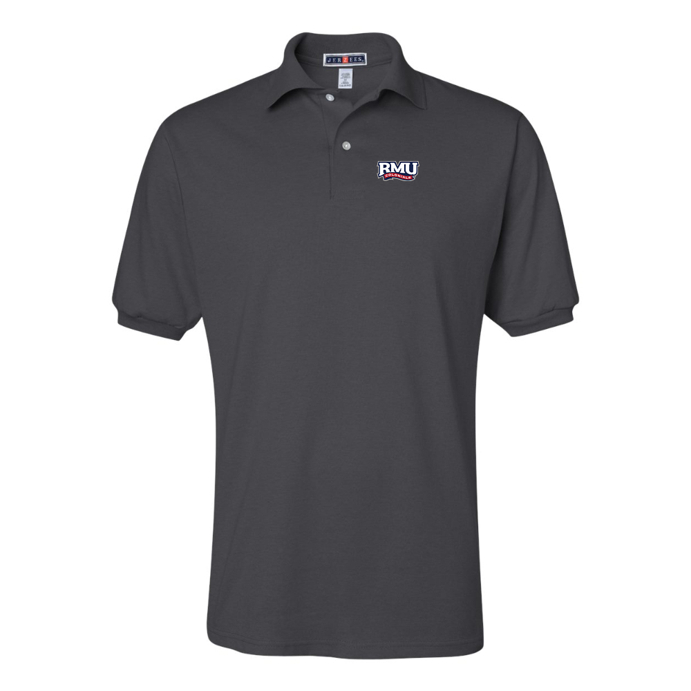 Men's Robert Morris Colonials Logo JERZEES  SpotShield polo