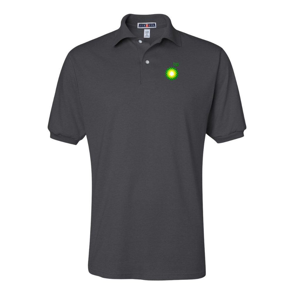 Men's BP Oil Logo JERZEES  SpotShield polo