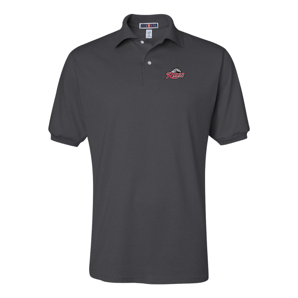 Men's Rider Broncs Logo JERZEES  SpotShield polo