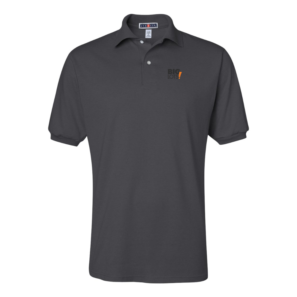Men's Big Lots Logo JERZEES  SpotShield polo