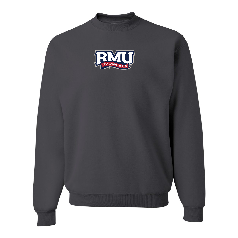 Men's Robert Morris Colonials Logo JERZEES NuBlend Crewneck Sweatshirt