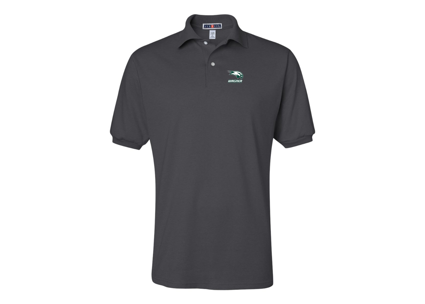 Men's Wagner Seahawks JERZEES  SpotShield polo