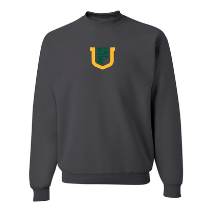 Men's San Francisco Dons Logo JERZEES NuBlend Crewneck Sweatshirt