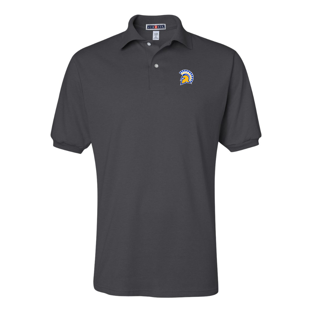 Men's San Jose State Spartans Logo JERZEES  SpotShield polo