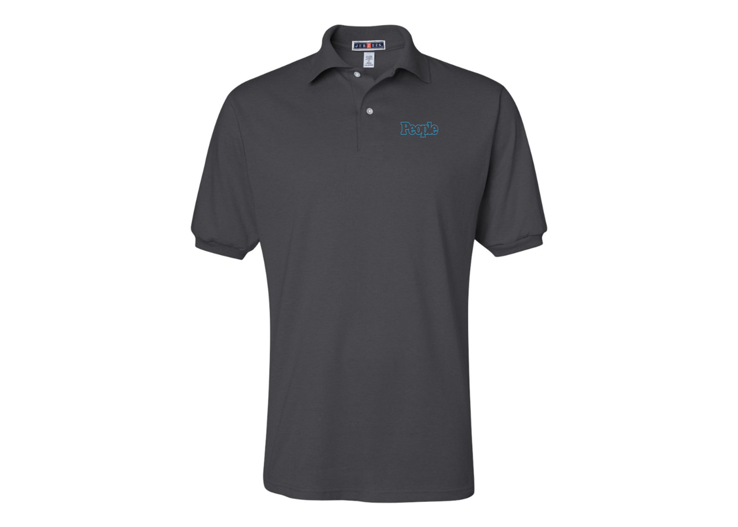 Men's People Magazine Logo JERZEES  SpotShield polo