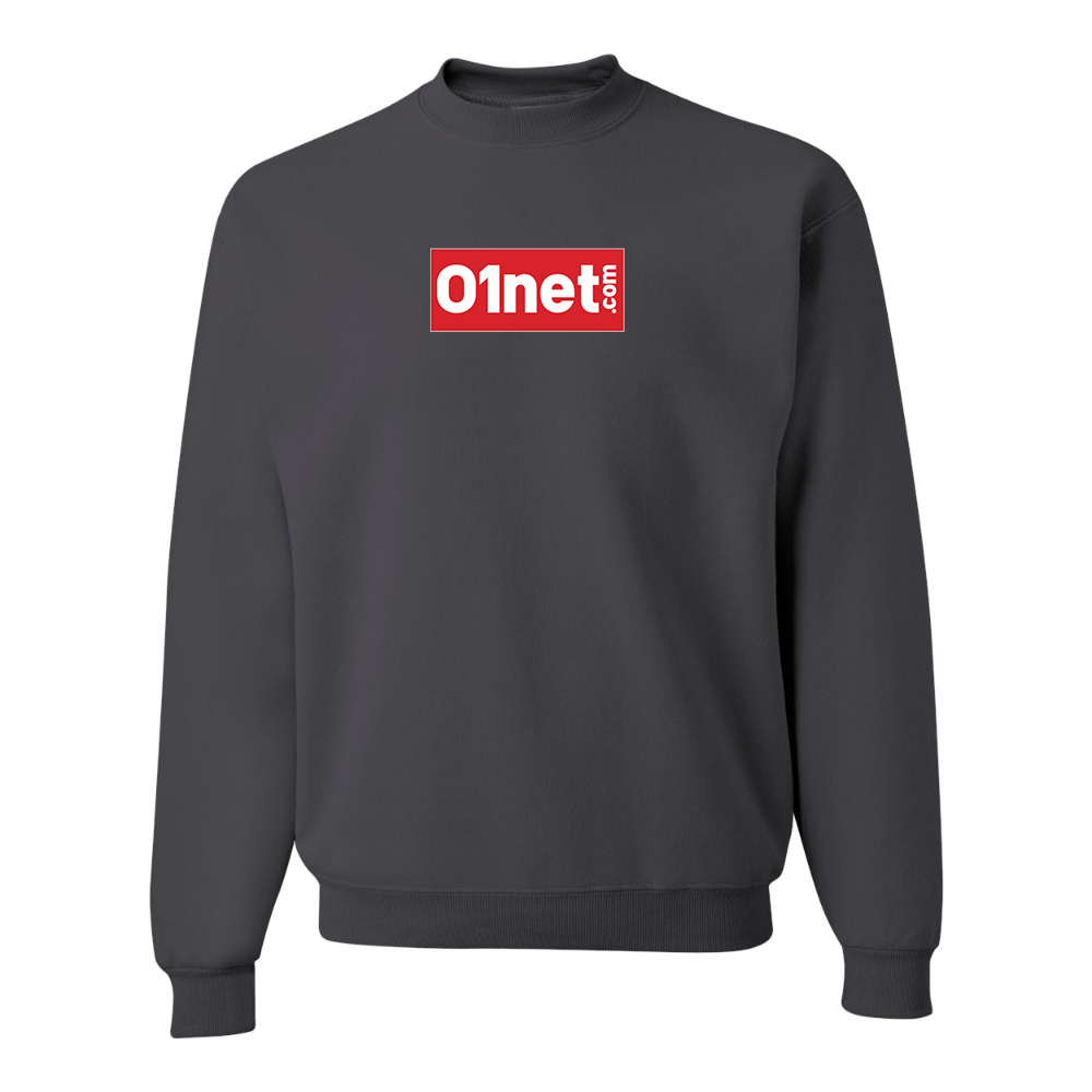 Men's 01net Logo JERZEES NuBlend Crewneck Sweatshirt