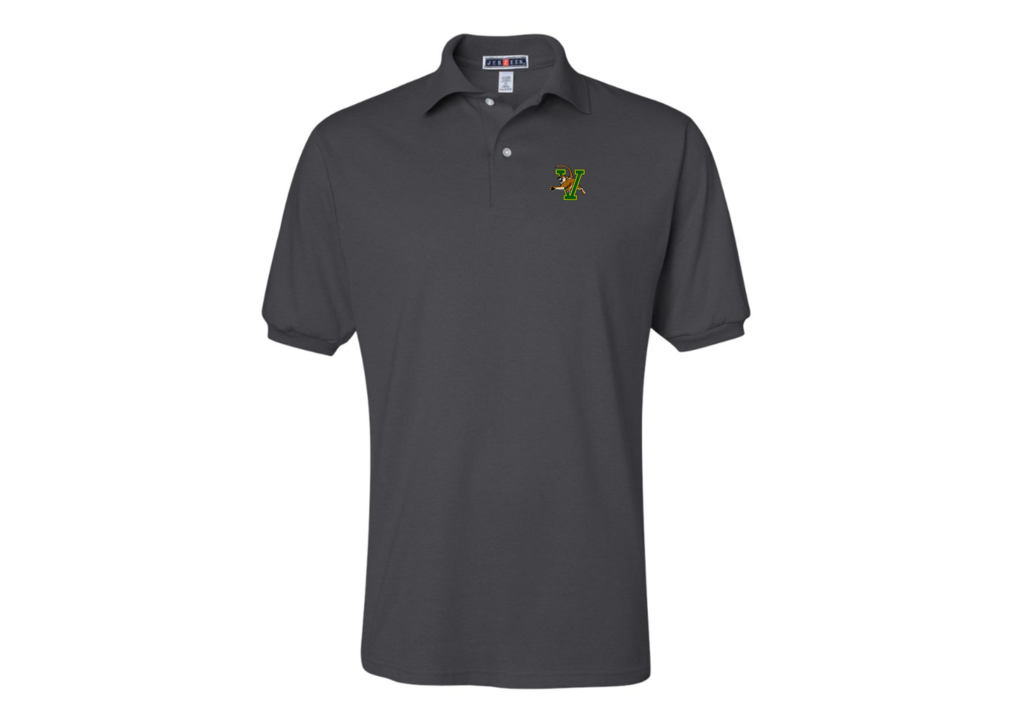 Men's Vermont Catamounts JERZEES  SpotShield polo
