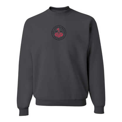 Men's AFC Bournemouth Soccer Logo  JERZEES NuBlend Crewneck Sweatshirt