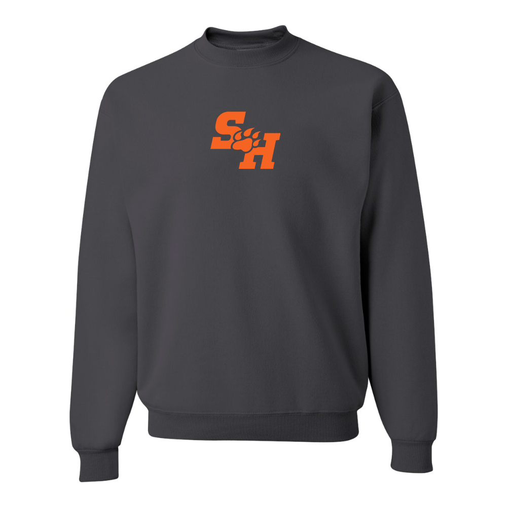 Men's Sam Houston State Bearkats Logo JERZEES NuBlend Crewneck Sweatshirt