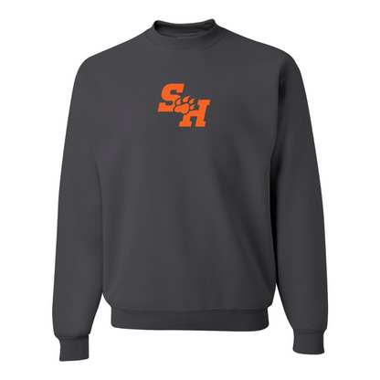 Men's Sam Houston State Bearkats Logo JERZEES NuBlend Crewneck Sweatshirt