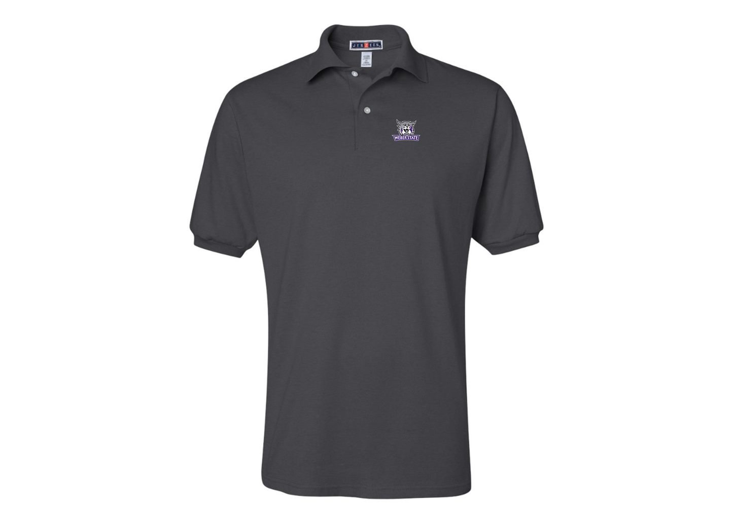 Men's Weber State Wildcats JERZEES  SpotShield polo