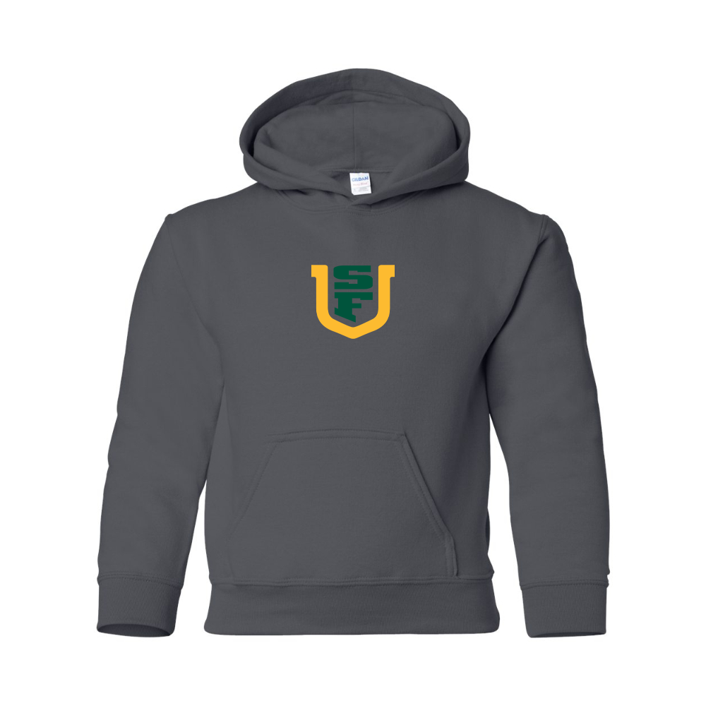 Youth San Francisco Dons Logo Gildan Heavy Blend  Hooded Sweatshirt